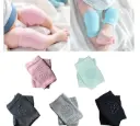 NEXONA (Pack of 2 Pair) Baby Smiley Knee Pads for Crawling,